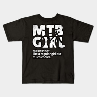 mtb girl Kids T-Shirt